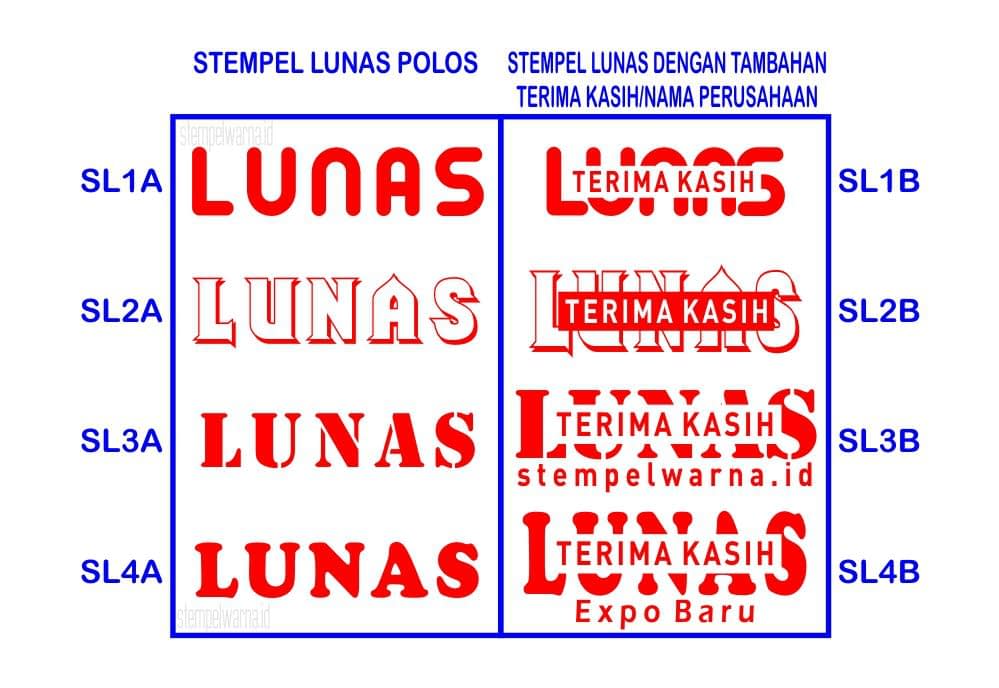 Detail Contoh Stempel Lunas Nomer 6