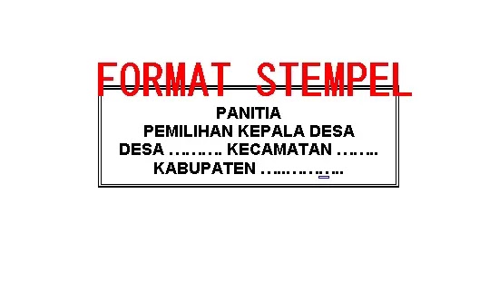 Detail Contoh Stempel Panitia Nomer 36