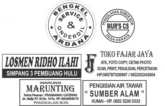 Detail Contoh Stempel Rt Nomer 30
