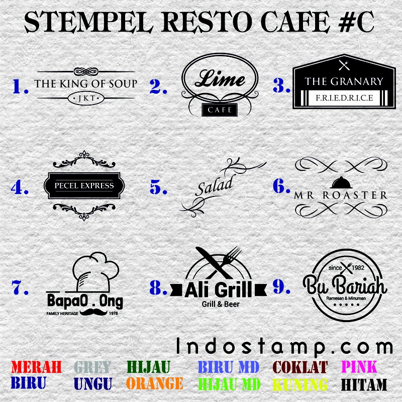 Detail Contoh Stempel Rumah Makan Nomer 25