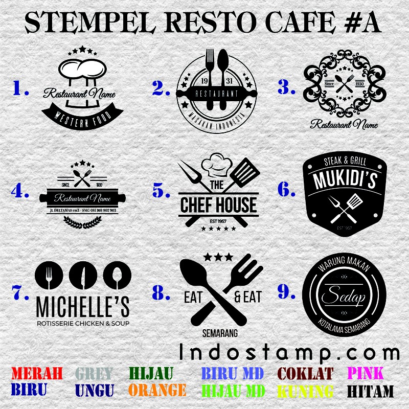 Detail Contoh Stempel Rumah Makan Nomer 5