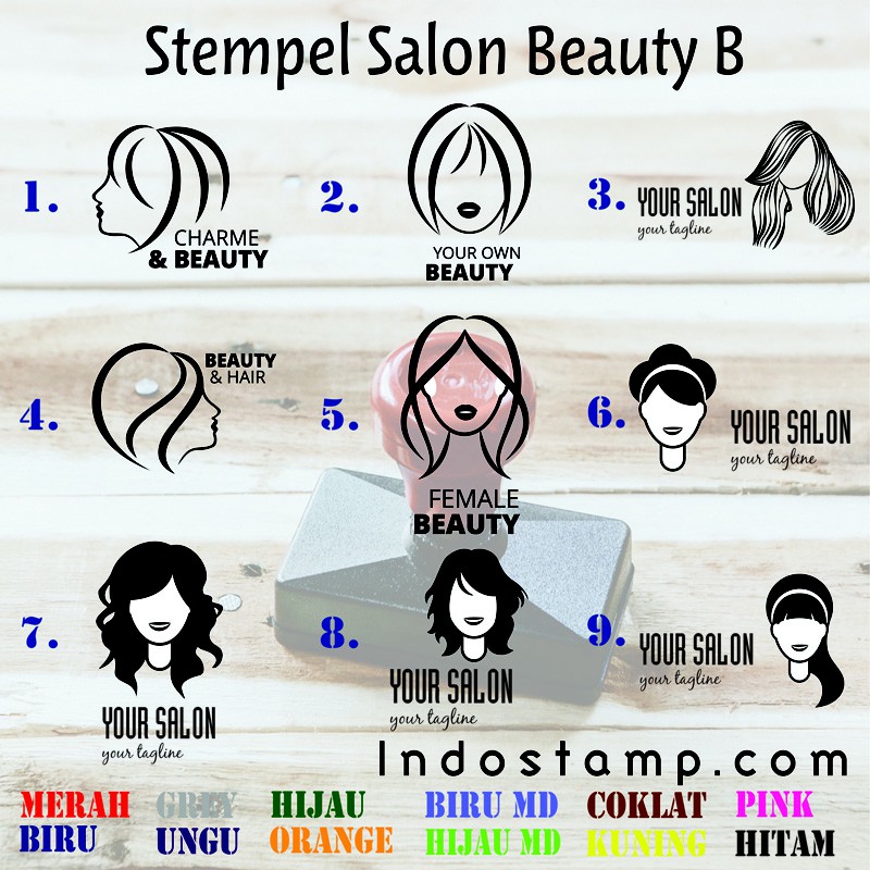 Contoh Stempel Salon Kecantikan - KibrisPDR