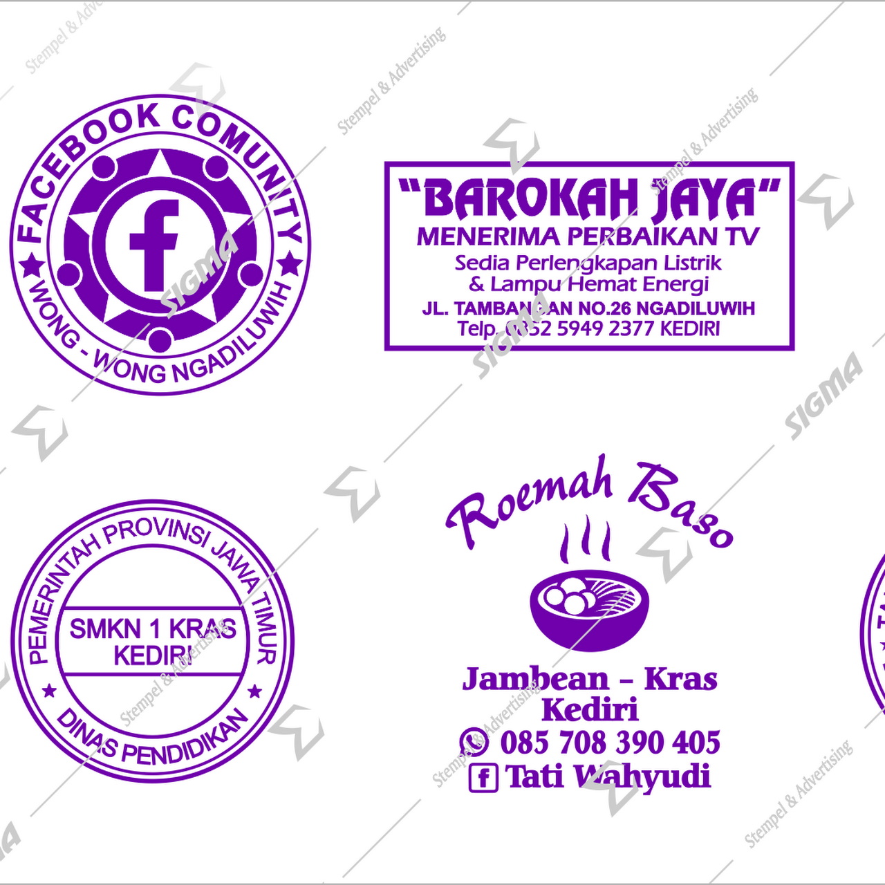 Detail Contoh Stempel Toko Listrik Nomer 30