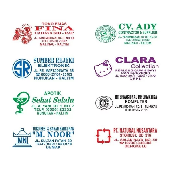 Detail Contoh Stempel Toko Material Nomer 18