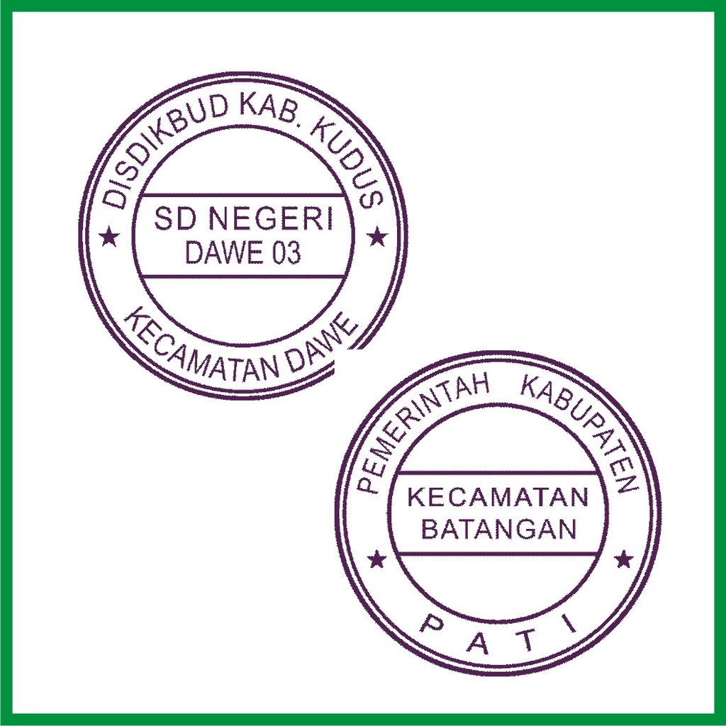 Detail Contoh Stempel Yayasan Nomer 6