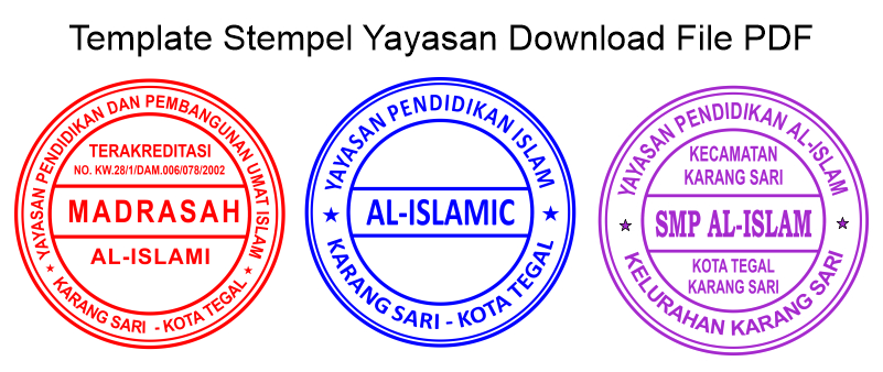 Detail Contoh Stempel Yayasan Nomer 7