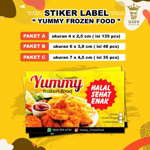 Detail Contoh Sticker Frozen Food Nomer 6