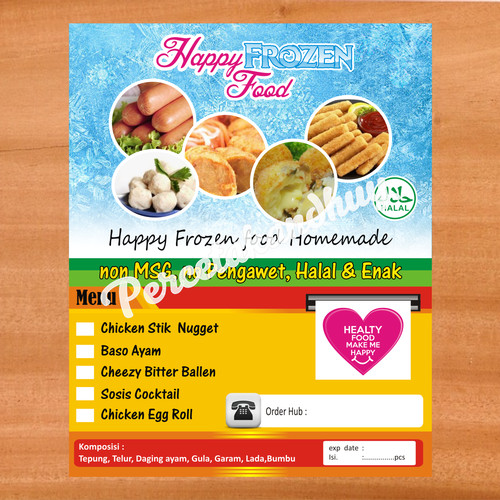 Detail Contoh Sticker Frozen Food Nomer 10