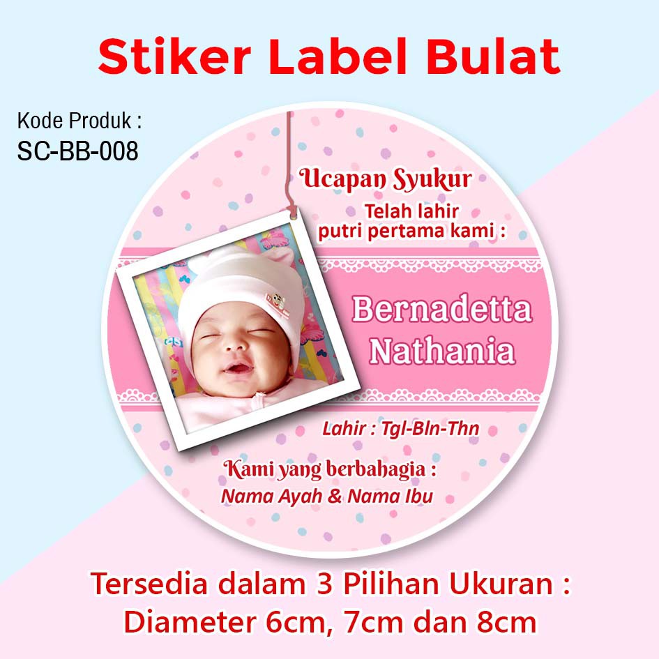 Detail Contoh Stiker Aqiqah Nomer 39