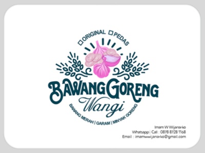 Detail Contoh Stiker Bawang Goreng Nomer 15