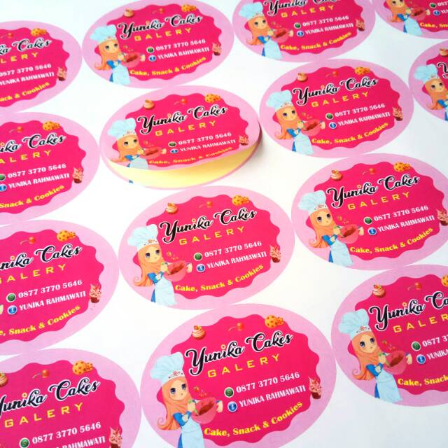 Detail Contoh Stiker Cake And Cookies Nomer 43