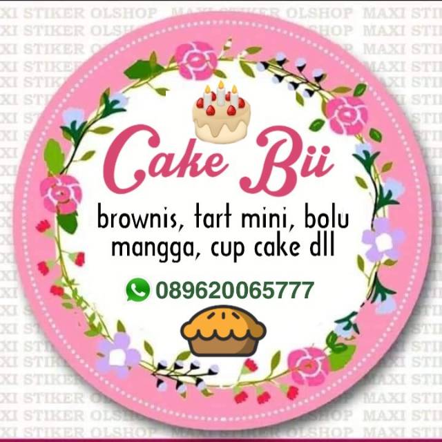 Detail Contoh Stiker Cake And Cookies Nomer 53