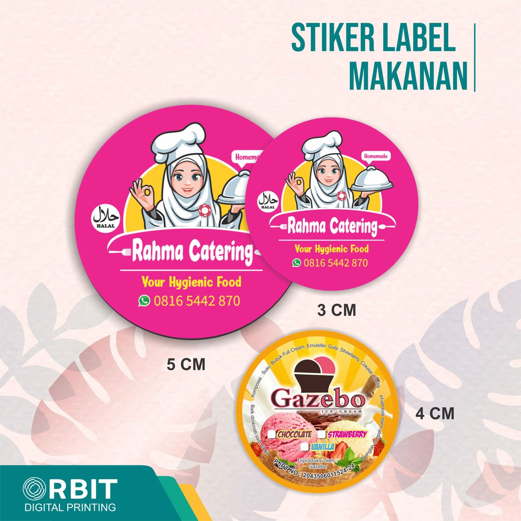 Detail Contoh Stiker Catering Makanan Nomer 13