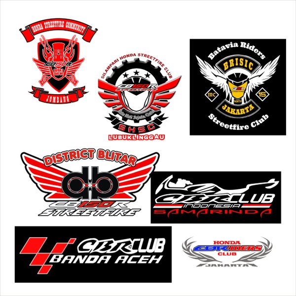 Detail Contoh Stiker Club Motor Nomer 4