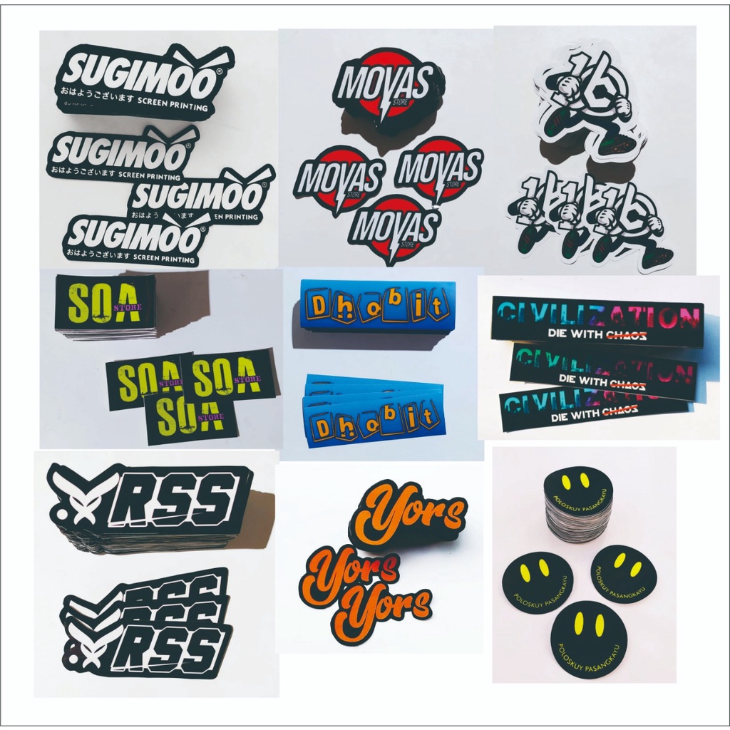 Detail Contoh Stiker Distro Nomer 14