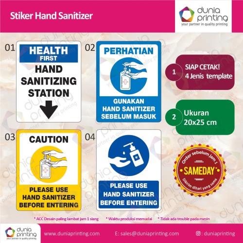 Detail Contoh Stiker Hand Sanitizer Nomer 34