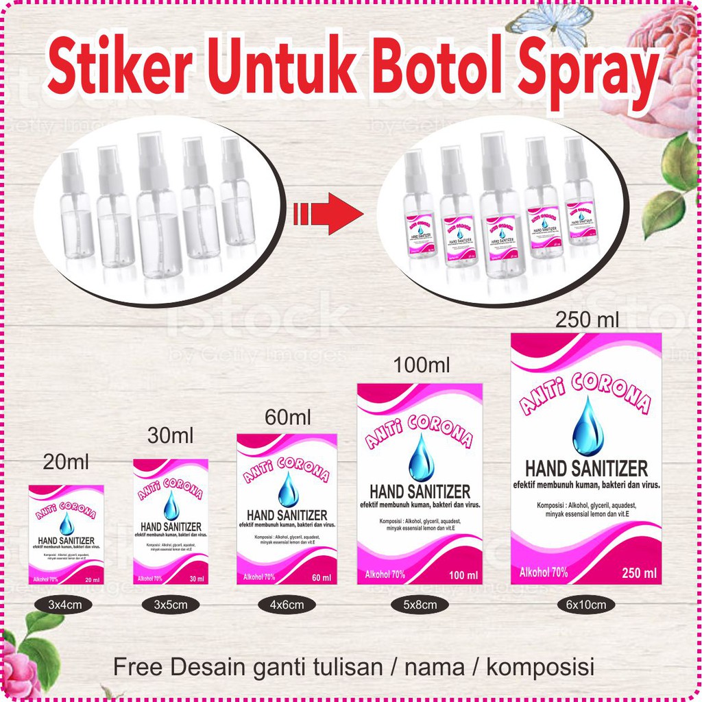 Detail Contoh Stiker Hand Sanitizer Nomer 8