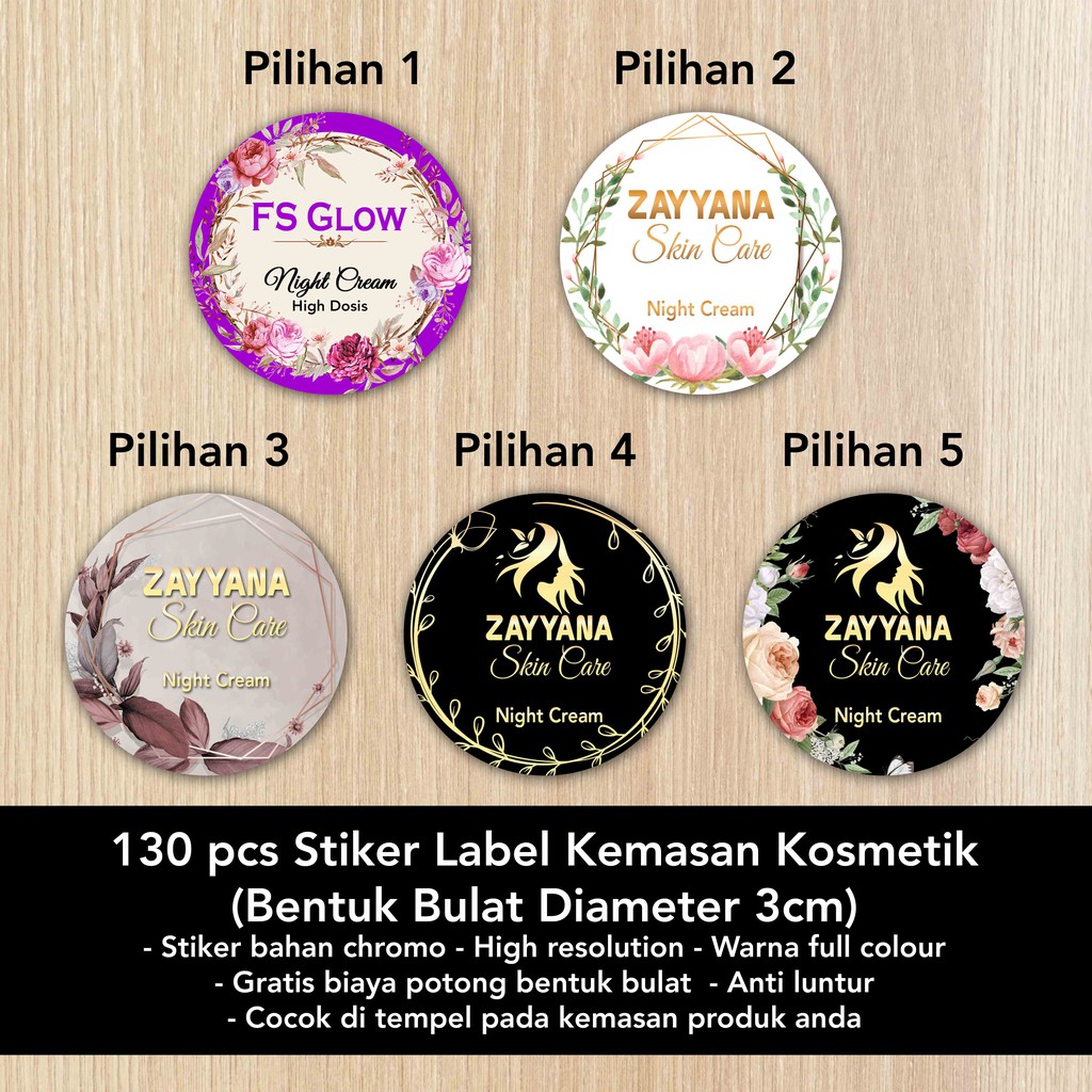 Contoh Stiker Kosmetik - KibrisPDR