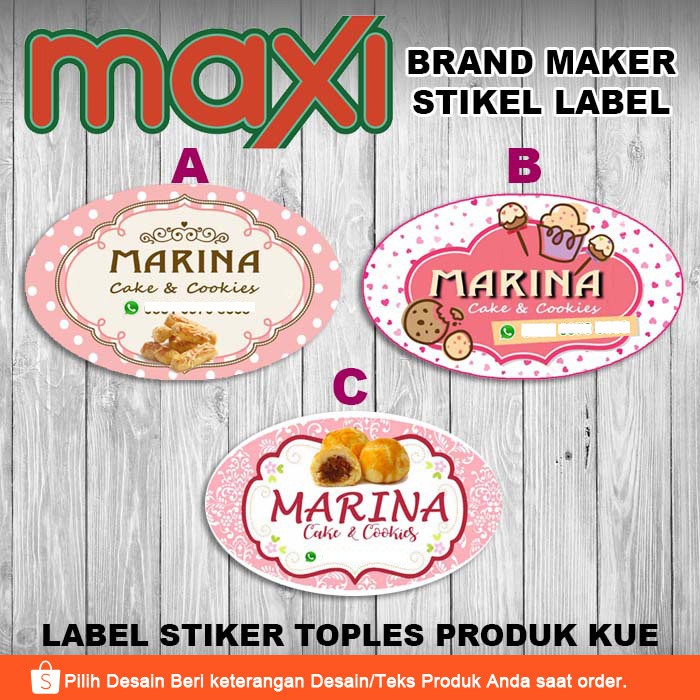 Detail Contoh Stiker Kue Bolu Nomer 26