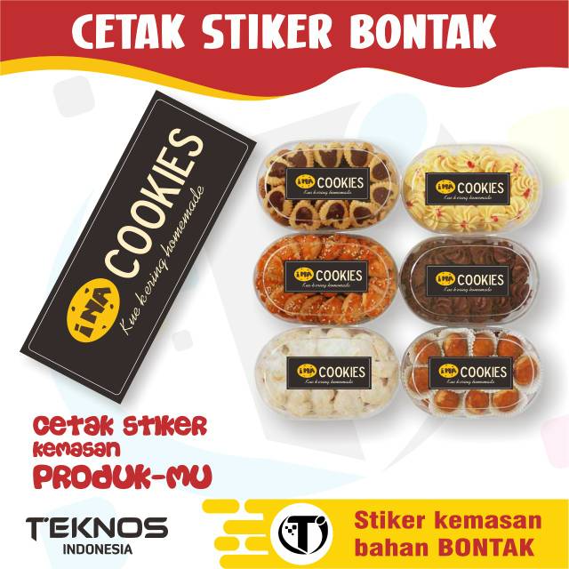 Detail Contoh Stiker Kue Kering Nomer 47