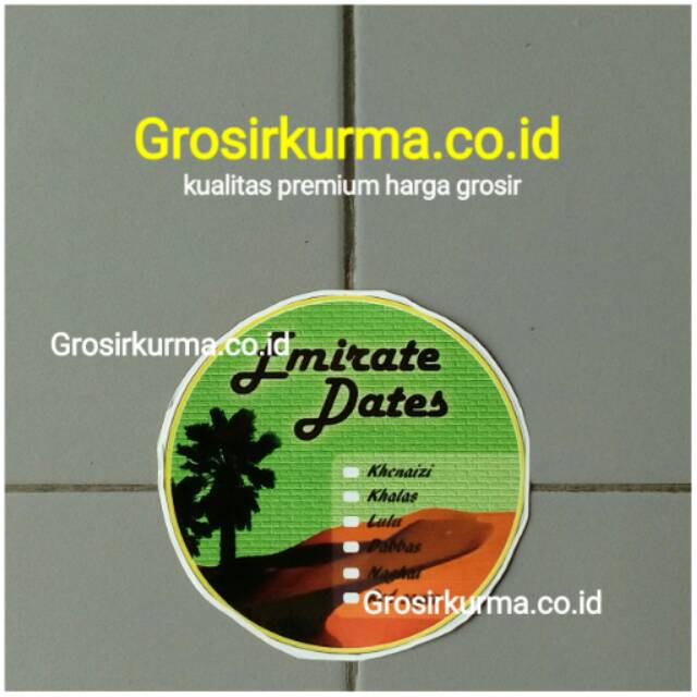 Detail Contoh Stiker Kurma Nomer 25