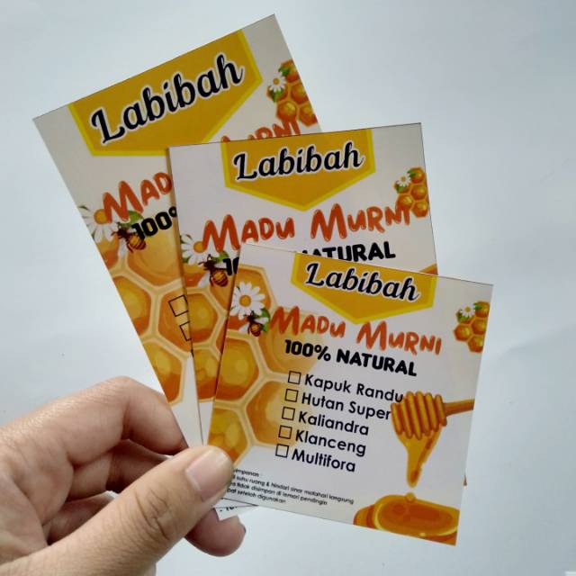 Detail Contoh Stiker Madu Asli Nomer 19