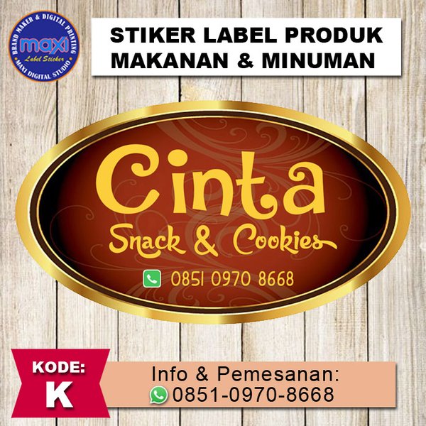 Detail Contoh Stiker Makanan Unik Nomer 50