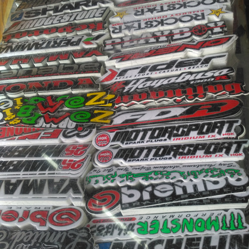 Detail Contoh Stiker Motor Nomer 12