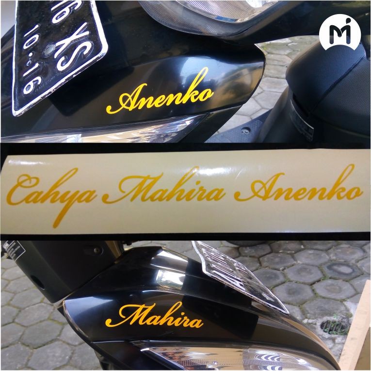 Detail Contoh Stiker Nama Nomer 54