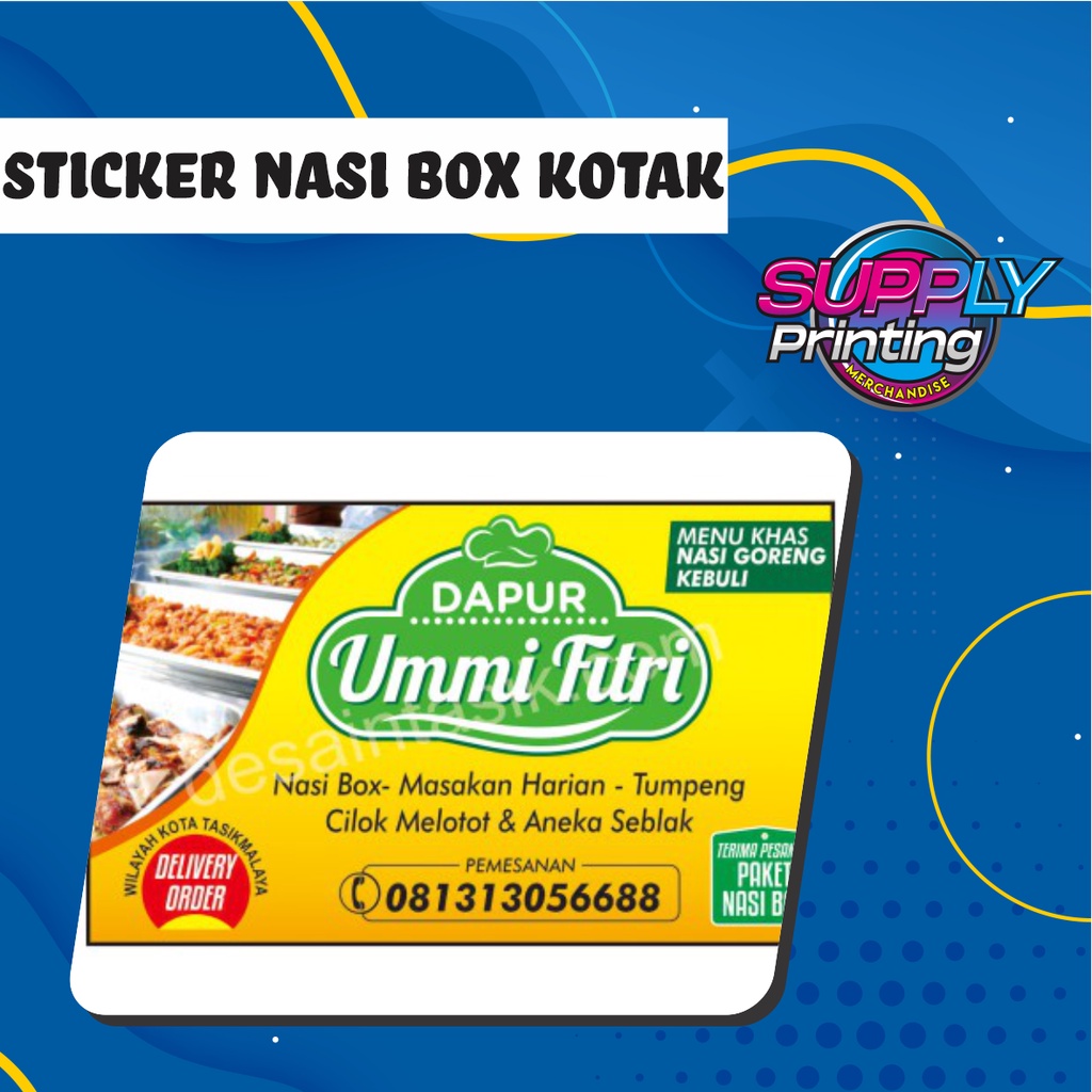 Detail Contoh Stiker Nasi Kotak Nomer 19