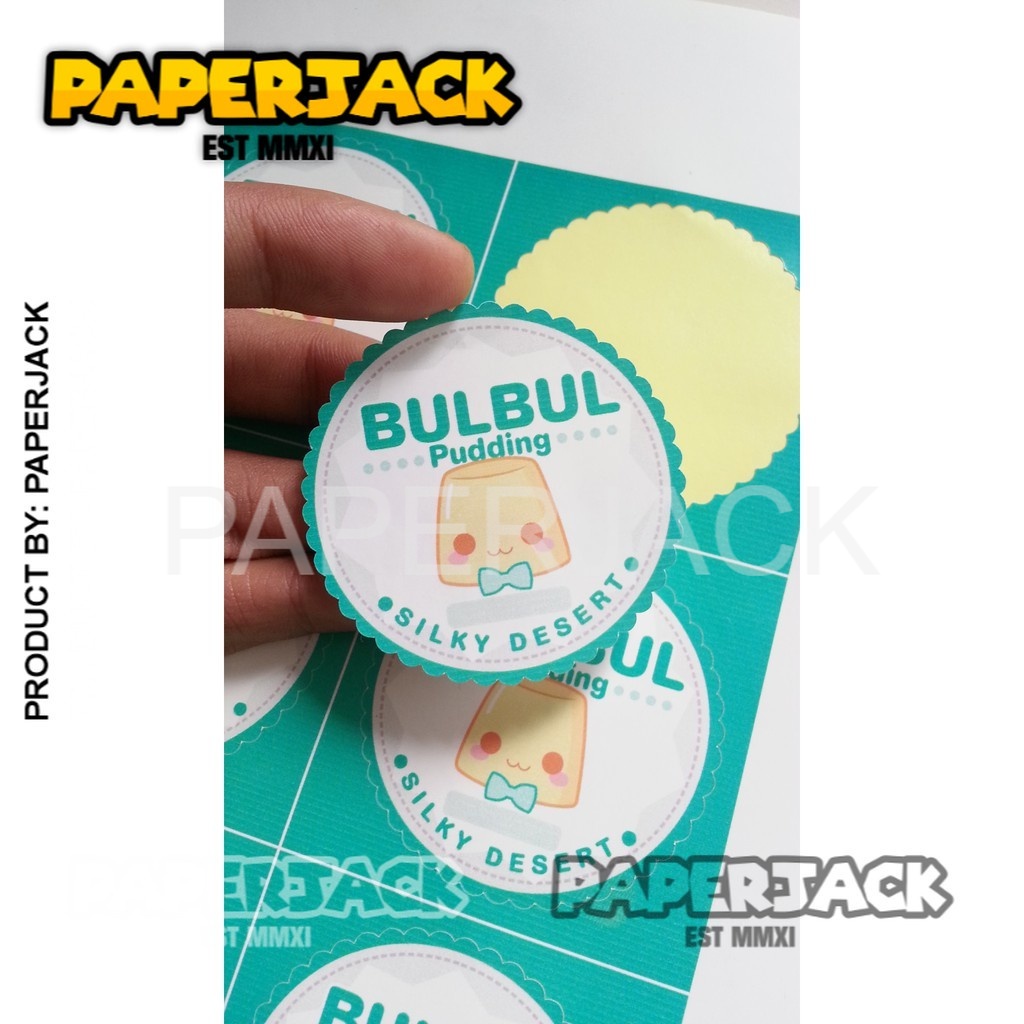 Detail Contoh Stiker Puding Nomer 2