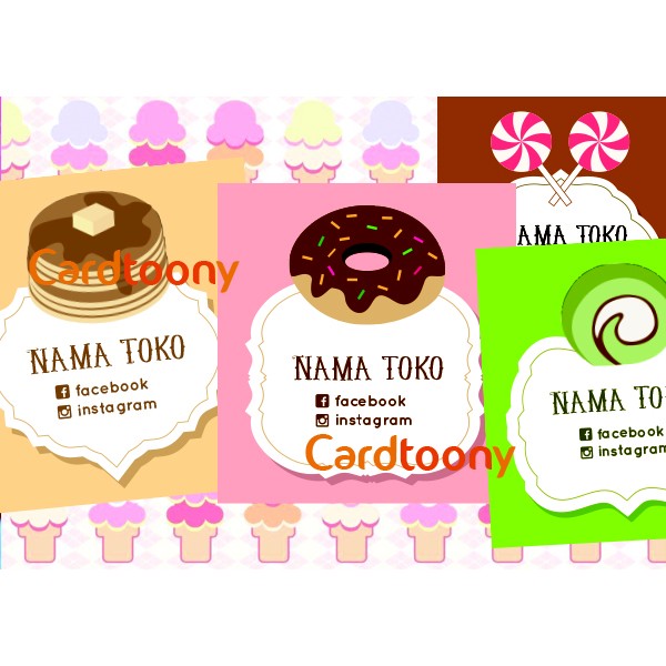 Detail Contoh Stiker Roti Nomer 50