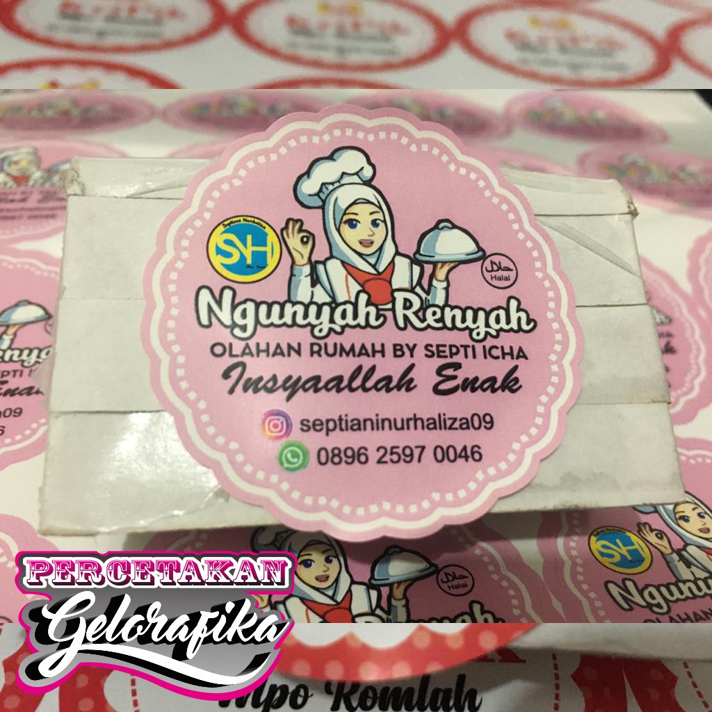 Detail Contoh Stiker Snack Nomer 2