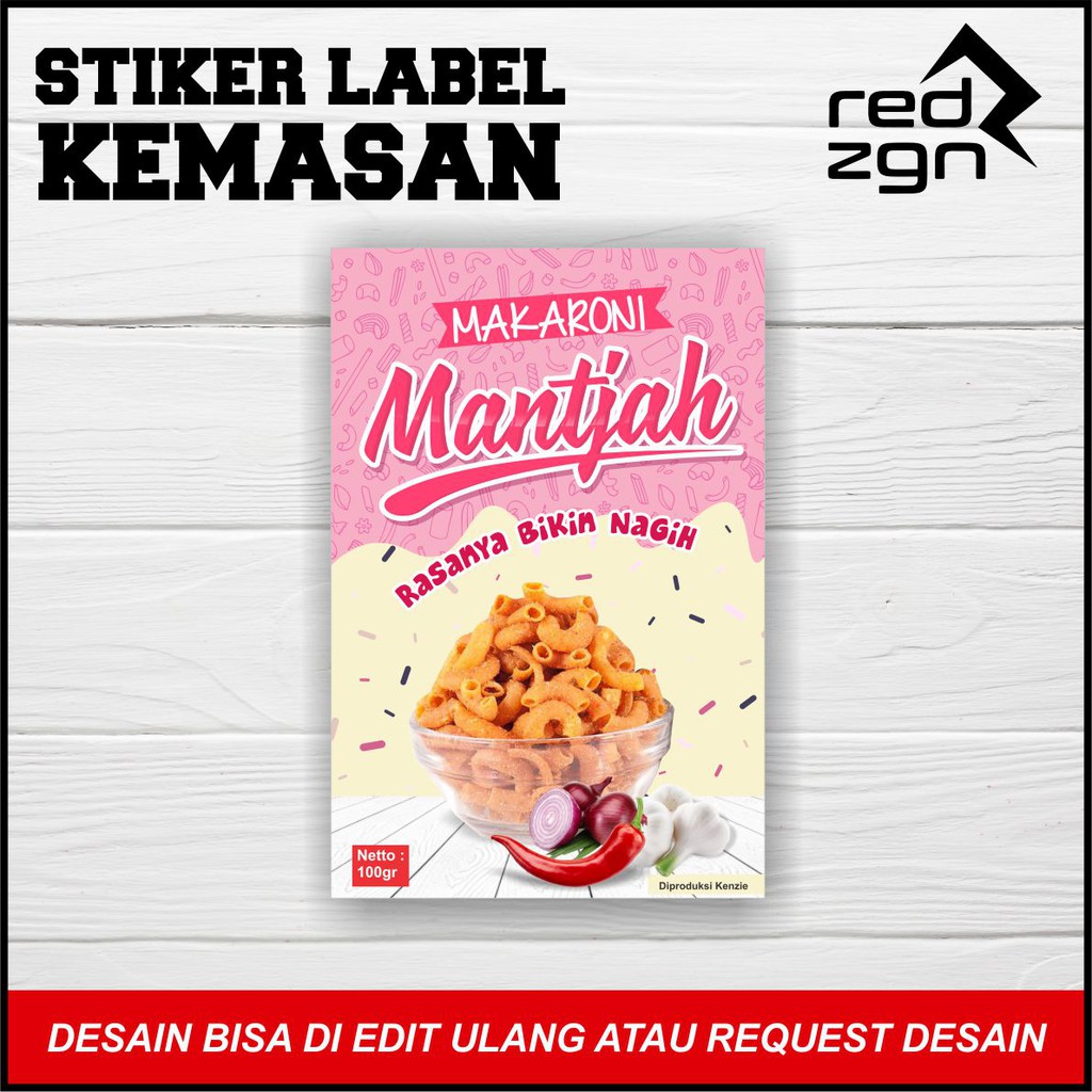 Detail Contoh Stiker Snack Nomer 38