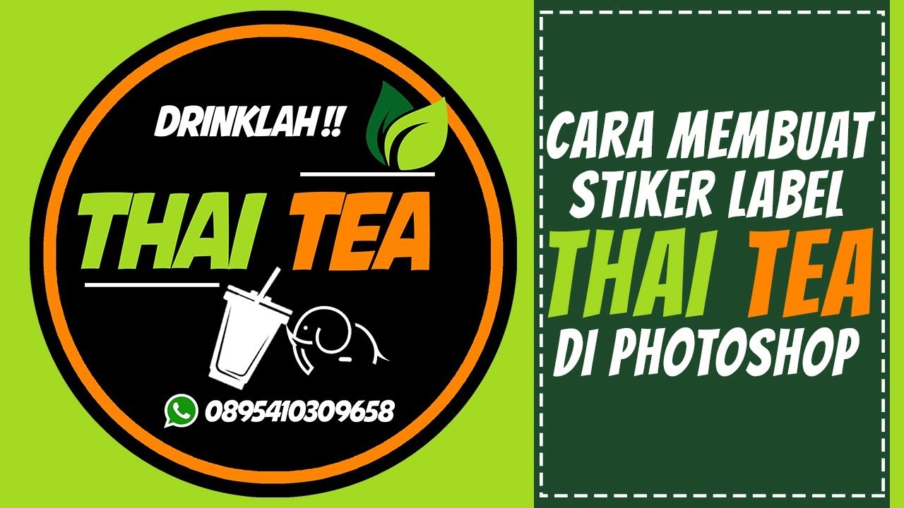 Detail Contoh Stiker Thai Tea Nomer 4