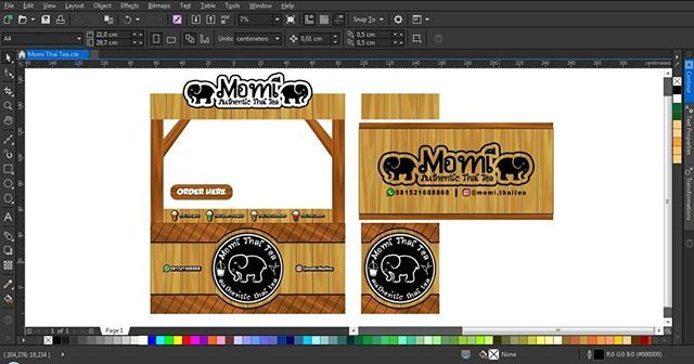 Detail Contoh Stiker Thai Tea Nomer 33