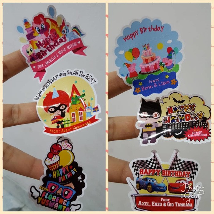 Detail Contoh Stiker Ulang Tahun Nomer 23