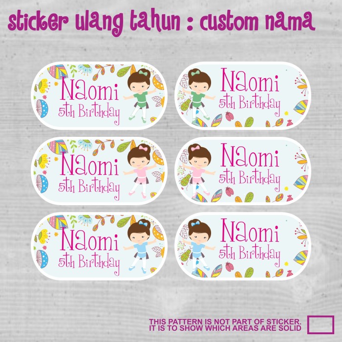 Detail Contoh Stiker Ulang Tahun Nomer 52