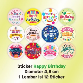 Detail Contoh Stiker Ulang Tahun Anak Nomer 36