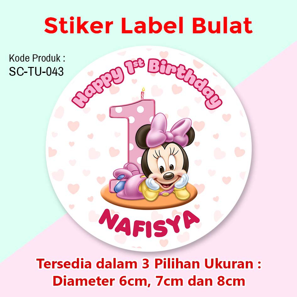 Detail Contoh Stiker Ulang Tahun Anak Nomer 6