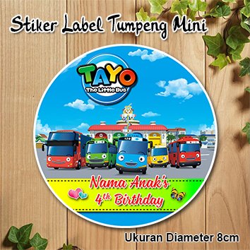 Detail Contoh Stiker Ulang Tahun Anak Nomer 52