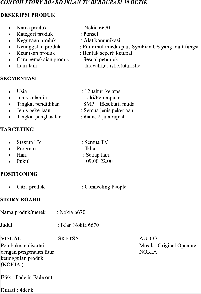 Detail Contoh Story Line Nomer 34