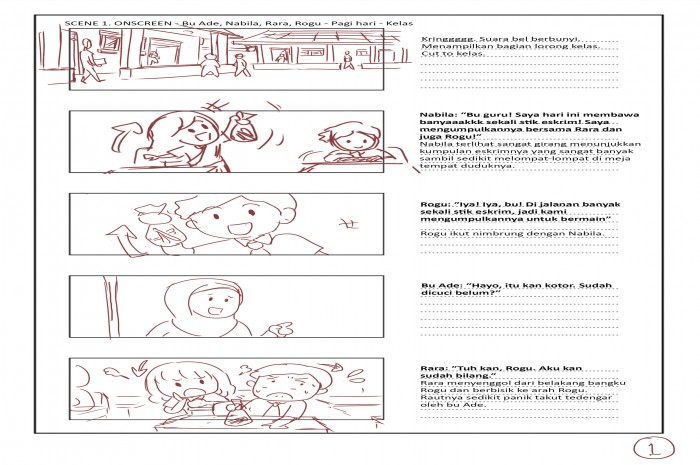 Detail Contoh Storyboard Film Nomer 14