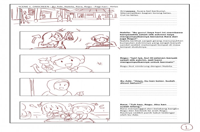 Detail Contoh Storyboard Film Pendek Nomer 17