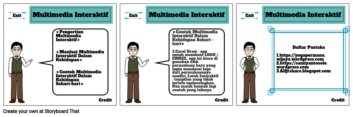 Detail Contoh Storyboard Multimedia Interaktif Nomer 7