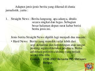 Detail Contoh Straight News Nomer 22