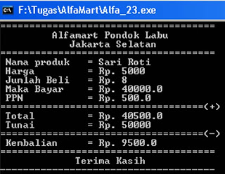 Detail Contoh Struk Belanja Nomer 42