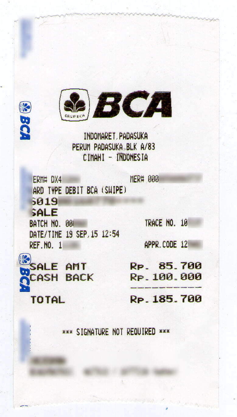 Detail Contoh Struk Pembayaran Nomer 36