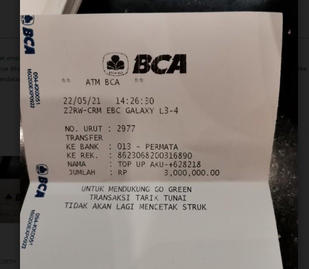 Download Contoh Struk Transfer Bca Nomer 53