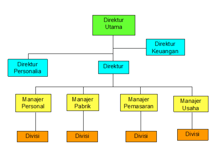 Detail Contoh Struktur Organisasi Perusahaan Nomer 11